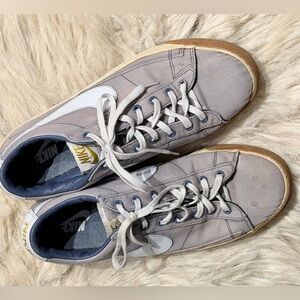 VINTAGE Nike washed out blue and white Athletic Shoes - AS IS